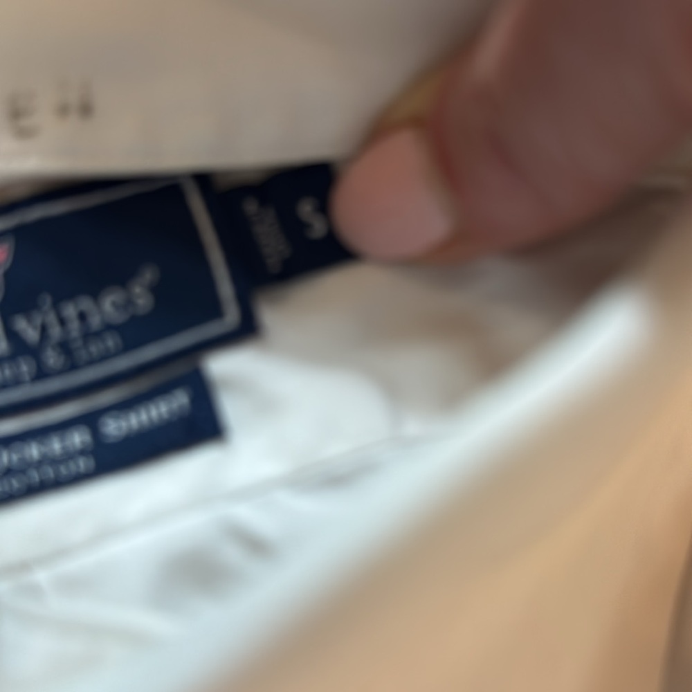 Men's White Button-Down Shirt - Picture 4 of 4